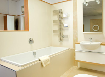 Cream bathroom
